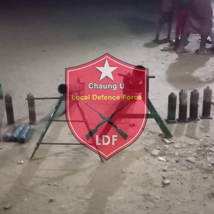 (အသုံးပြုတိုက်ခိုက်ခဲ့သည့် (၆၀) မမ လက်နက်ကြီးများအား တွေ့ရစဥ်။ ဓာတ်ပုံ - CLDF)