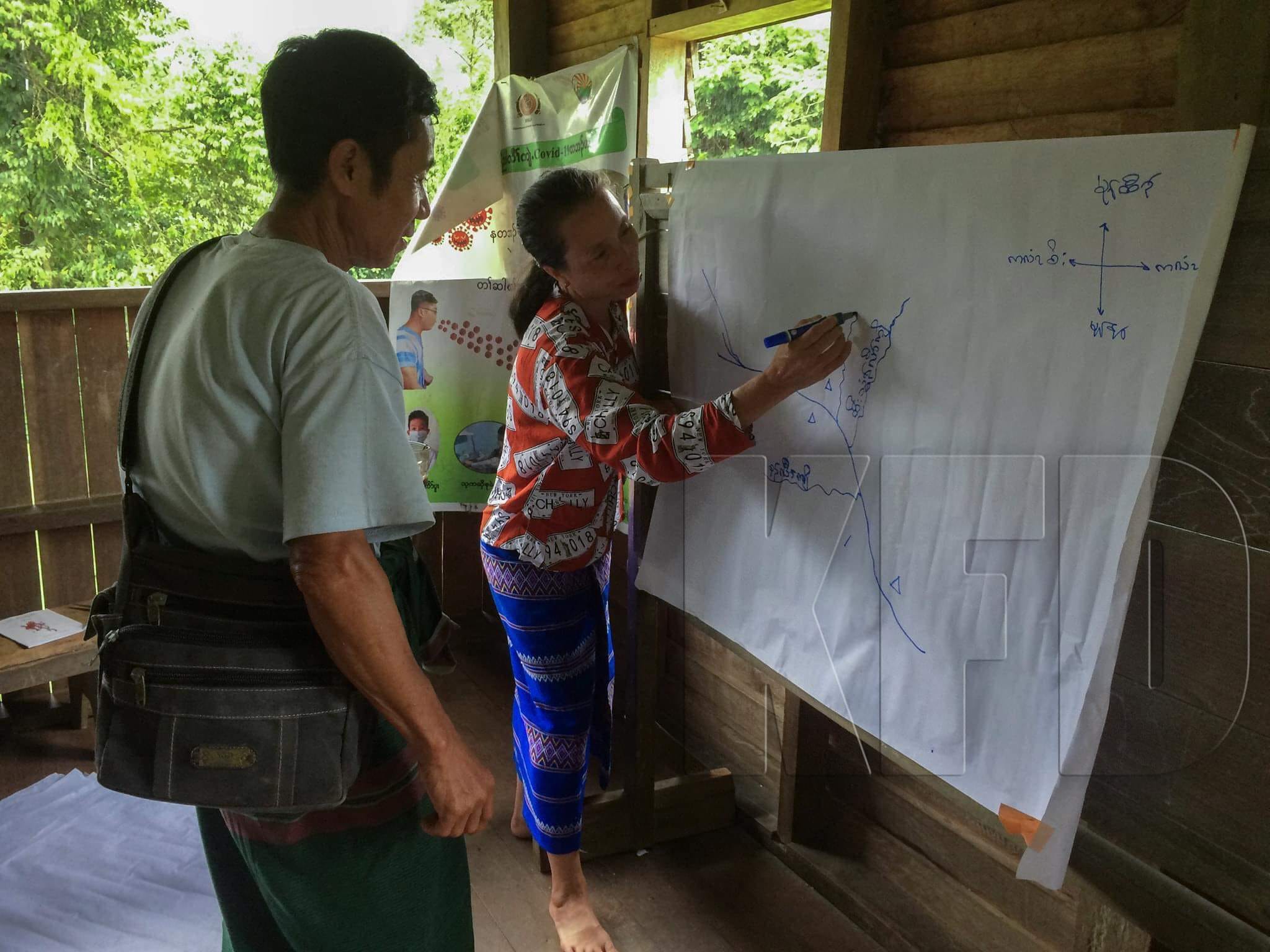 ရွာနှစ်ရွာမှာ ရေဝေရေလဲဧရိယာထူထောင်ဖို့ KFD ကူညီ