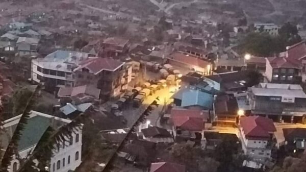 (ပြီးခဲ့သည့် မတ်လအတွင်းက စစ်​ကောင်စီယာဥ်တန်း ဟားခါးမြို့သို့ ဝင်​ရောက်လာစဥ်၊ ဓာတ်ပုံ - The Chin Journal)