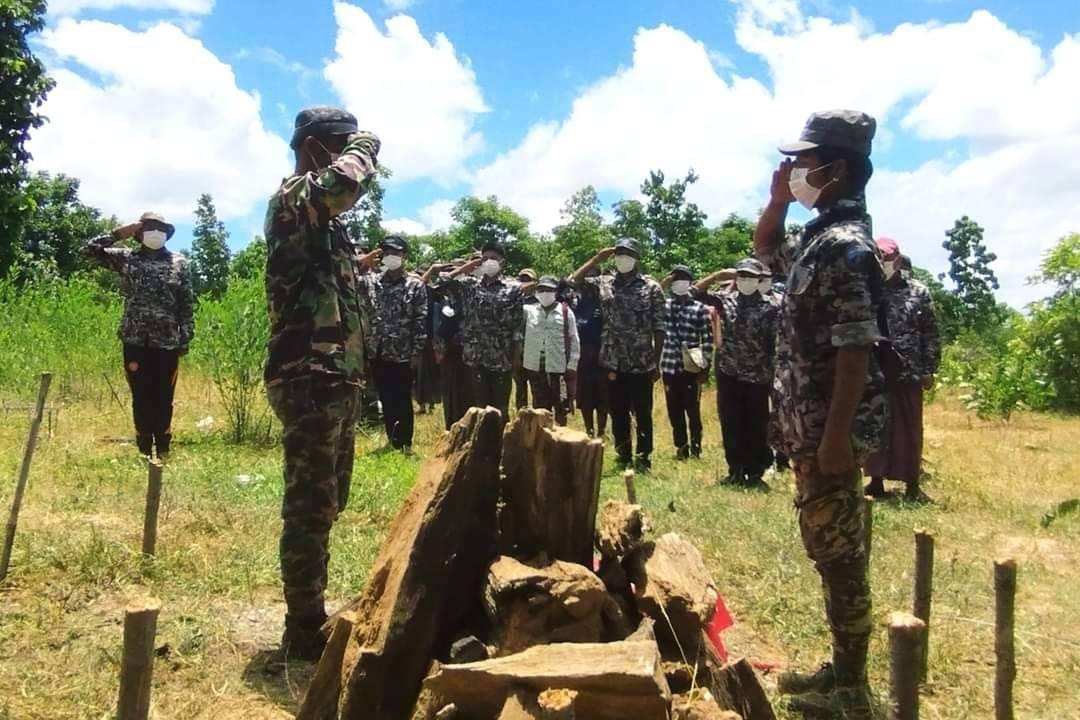 ဓာတ်ပုံ - ကနီမြို့နယ် နွေဦးတော်လှန်ရေးသပိတ်အင်အားစု