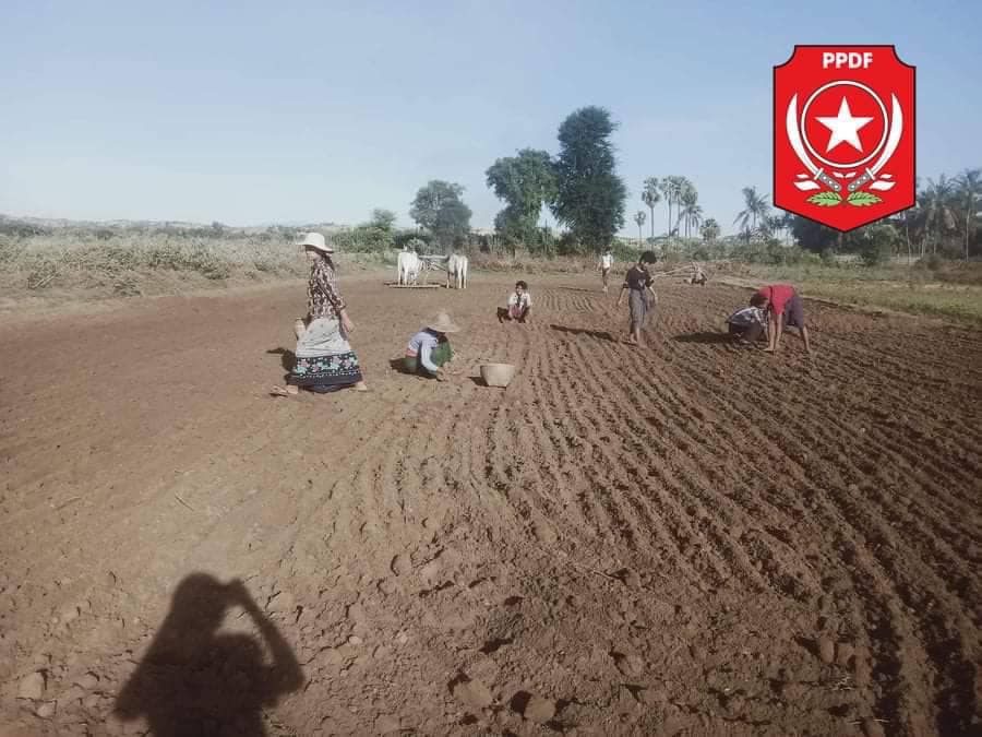 ဓာတ်ပုံ - ပခုက္ကူမြို့နယ်ပြည်သူ့ကာကွယ်ရေးတပ်ဖွဲ့