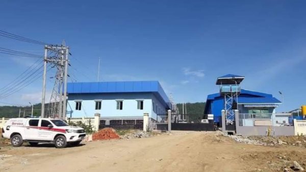 ဓာတ်ပုံ-ပုထိုးလုံ ၁၂ မဂ္ဂါဝပ် သဘာဝဓာတ် ငွေ့သုံး ဓာတ်အားပေးစက်ရုံ။