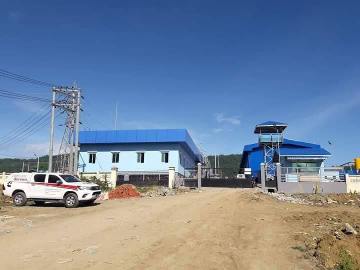 ဓာတ်ပုံ-ပုထိုးလုံ ၁၂ မဂ္ဂါဝပ် သဘာဝဓာတ် ငွေ့သုံး ဓာတ်အားပေးစက်ရုံ။