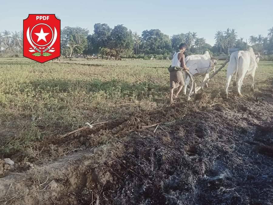 ဓာတ်ပုံ - ပခုက္ကူမြို့နယ်ပြည်သူ့ကာကွယ်ရေးတပ်ဖွဲ့