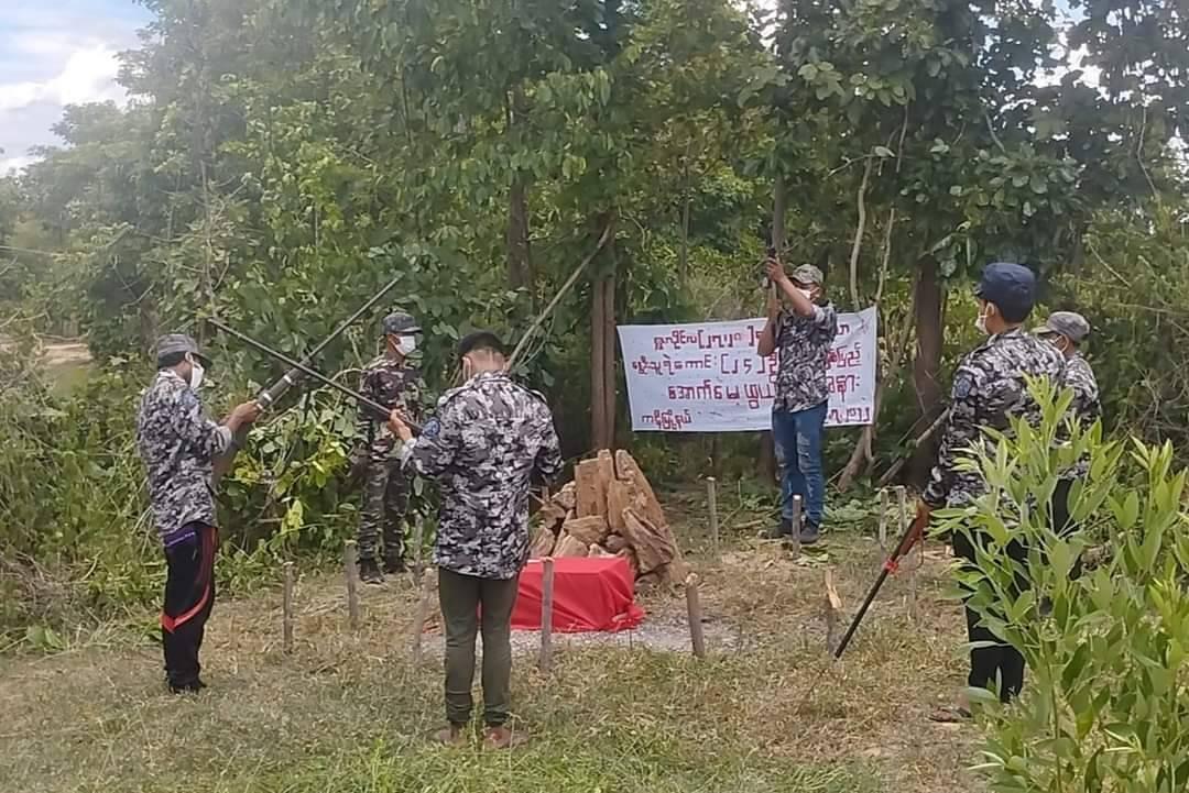 ဓာတ်ပုံ - ကနီမြို့နယ် နွေဦးတော်လှန်ရေးသပိတ်အင်အားစု