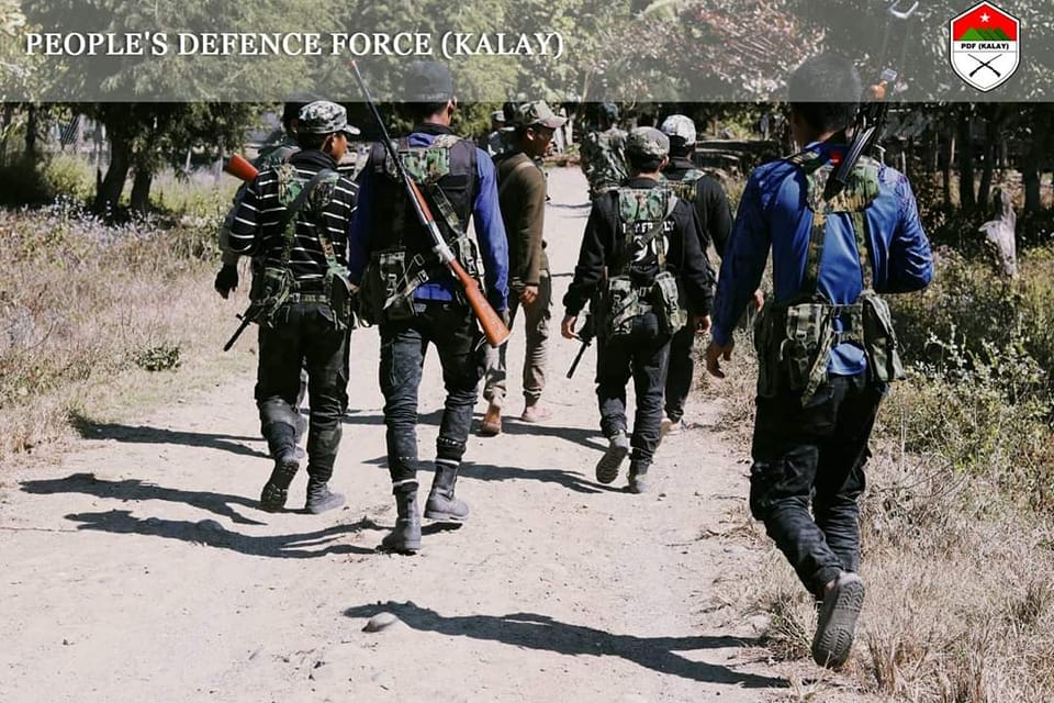 (က​လေးမြို့နယ်ပြည်သူ့ကာကွယ်​ရေးတပ်ဖွဲ့ဝင်များ။ ဓါတ်ပုံ-က​​လေးPDF)