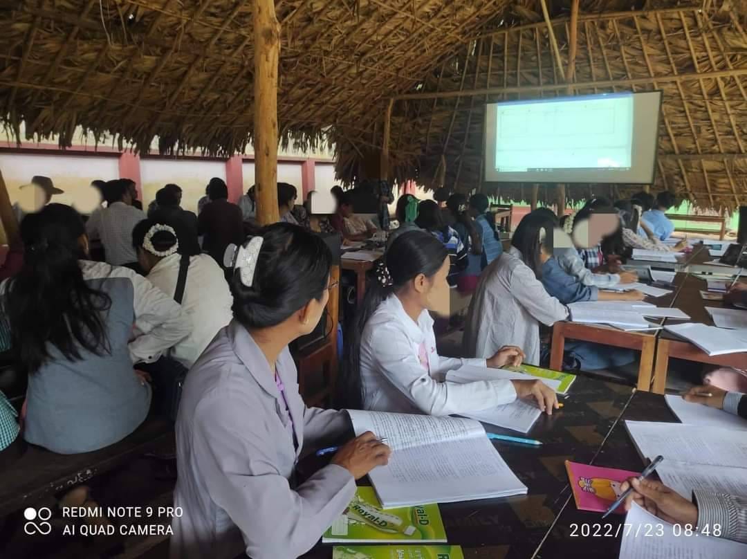 ဓါတ်ပုံ-မြိုင်မြို့နယ် ပညာရေးဘုတ်အဖွဲ့