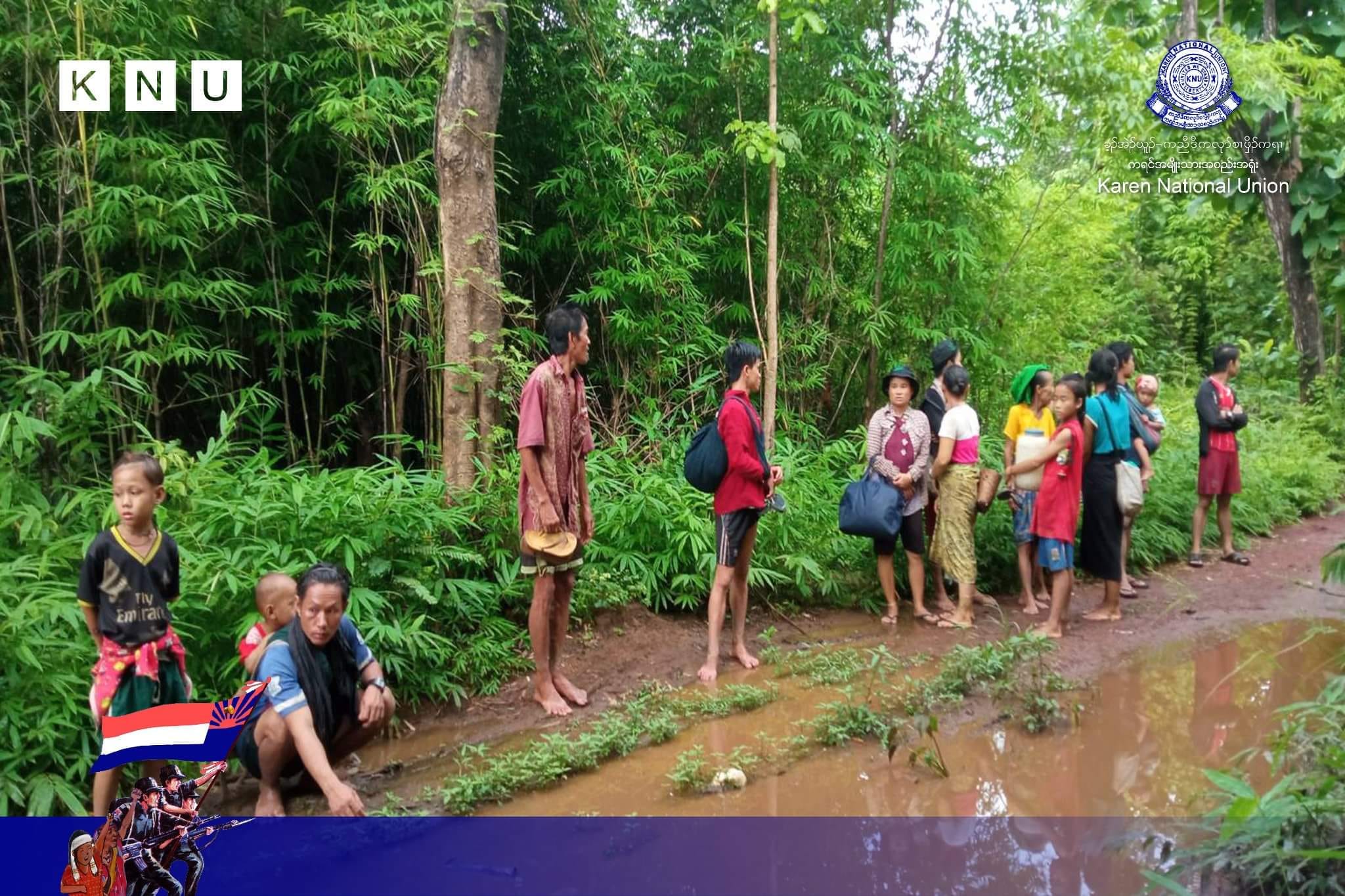 စစ်ကောင်စီတပ်လက်နက်ကြီးနဲ့ပစ်လို့အမျိုးသမီးတစ်ဦး ထိခိုက်ဒဏ်ရာရ