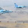 (စစ်တပ်မှ YAK-130တိုက်လယာဥ်နှစ်စီး ။ဓါတ်ပုံ-မြဝတီ)