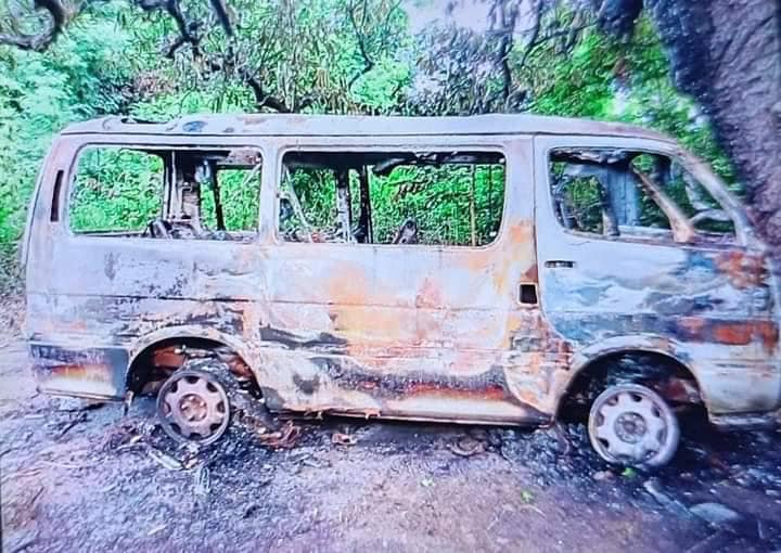 လက်ပန်ကျင်းကျေးရွာ ပျက်စီးမှုများအား တွေ့ရစဥ်။ ဓာတ်ပုံ-MCRF