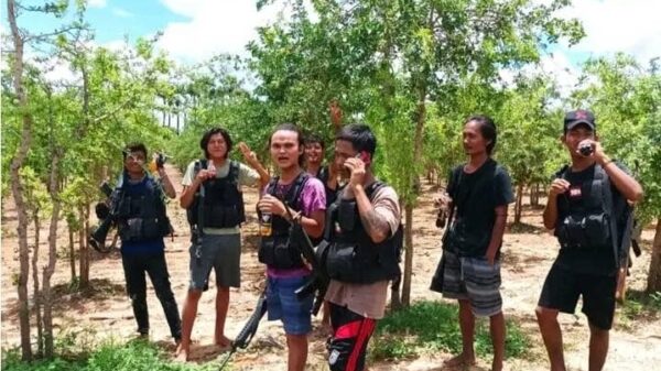 ZEROပြောက်ကျားတပ်ဖွဲ့ (မြင်းခြံ)မှ ရဲဘော်များအား စစ်ဆင်ရေးတစ်ခုတွင် တွေ့ရစဥ်။ဓာတ်ပုံ-ZEROပြောက်ကျားတပ်ဖွဲ့ (မြင်းခြံ)