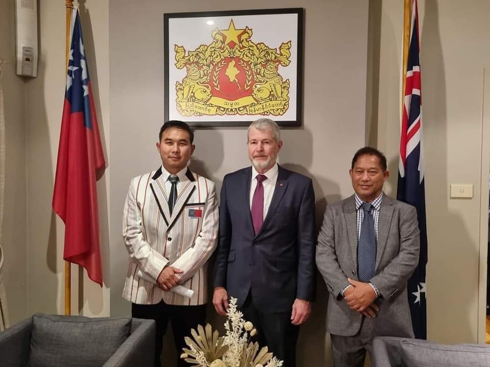 NUG ကိုယ်စားလှယ်ရုံး ဩစတြေးလျ တရားဝင်ဖွင့်လှစ်