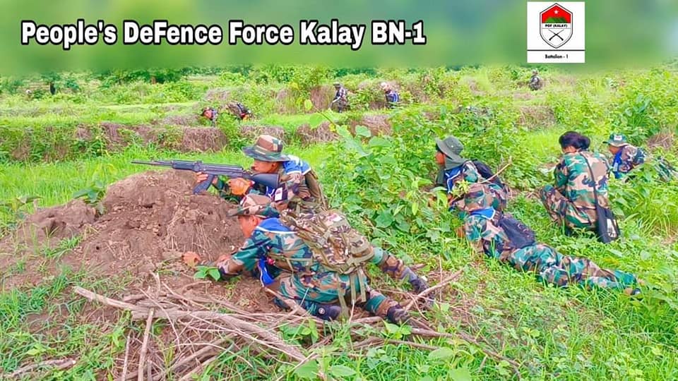 (က​လေးPDFဌာနချုပ်နှင့် တပ်ရင်း၁ ၊တပ်ရင်း ၆မှ တပ်ဖွဲဝင်များ။ ဓါတ်ပုံ-က​လေးPDF)