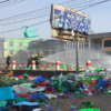 (၂၀၂၁ ဖေဖော်ဝါရီ၂၈ရက်က ပဲခူးမြို့၊ ပဲခူးမြစ်ကူးတံတားအနီး ငြိမ်းချမ်းစွာ ဆန္ဒပြသူများအား အာဏာသိမ်းစစ်ကောင်စီလက်ပါးစေများက အကြမ်းဖက် ဖြိုခွင်းနေစဥ်၊ ဓာတ်ပုံ - CJ)