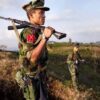 တနိုင်း လီဒိုလမ်းအနီးရှိ စစ်ကောင်စီတပ်စခန်းနှင့် ပြည်သူ့စစ်စခန်းကို KIA တိုက်ခိုက်နေ