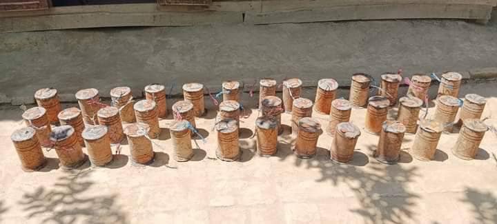 (CDSOM အဖွဲ့ အသုံးပြုလေ့ရှိသည့် မိုင်းများအား တွေ့ရစဥ်။ ဓာတ်ပုံ-Ko Nway Oo)