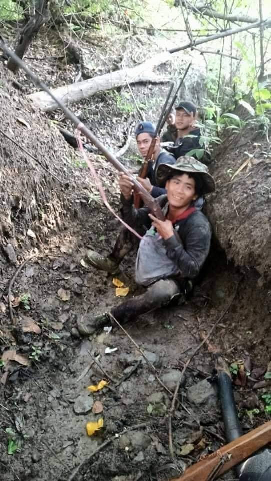 လက်နက်ထုတ်လုပ်စဥ်ဒဏ်ရာရရှိခဲ့သည့် ရဲဘော်သုံးဦး ပြန်လည်တိုက်ပွဲဝင် နေပြီဟု The Youth Force (Saw&Kyaukhtu) အသိပေး