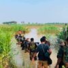 (Guerrilla Warefare K.P.K အဖွဲ့မှ ရဲဘေယ်များအား တွေ့ရစဉ်)