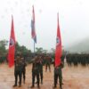 (၇၄)နှစ်မြောက် ကရင်နီအမျိုးသား ခုခံတော်လှန်ရေးနေ့ ဌာနချုပ်၌ ပြုလုပ်လုပ်နေစဥ်၊ ဓာတ်ပုံ - Kanbawza Tai News
