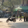 ပုဂံ၊ညောင်ဦးမြို့တွင် ငြိမ်းချမ်းစွာဆန္ဒပြနေသော ပြည်သူများအား အကြမ်းဖက်ဖြိုခွင်းနေသော စစ်အုပ်စုအား တွေ့ရစဥ်၊ ဓာတ်ပုံ - CJ
