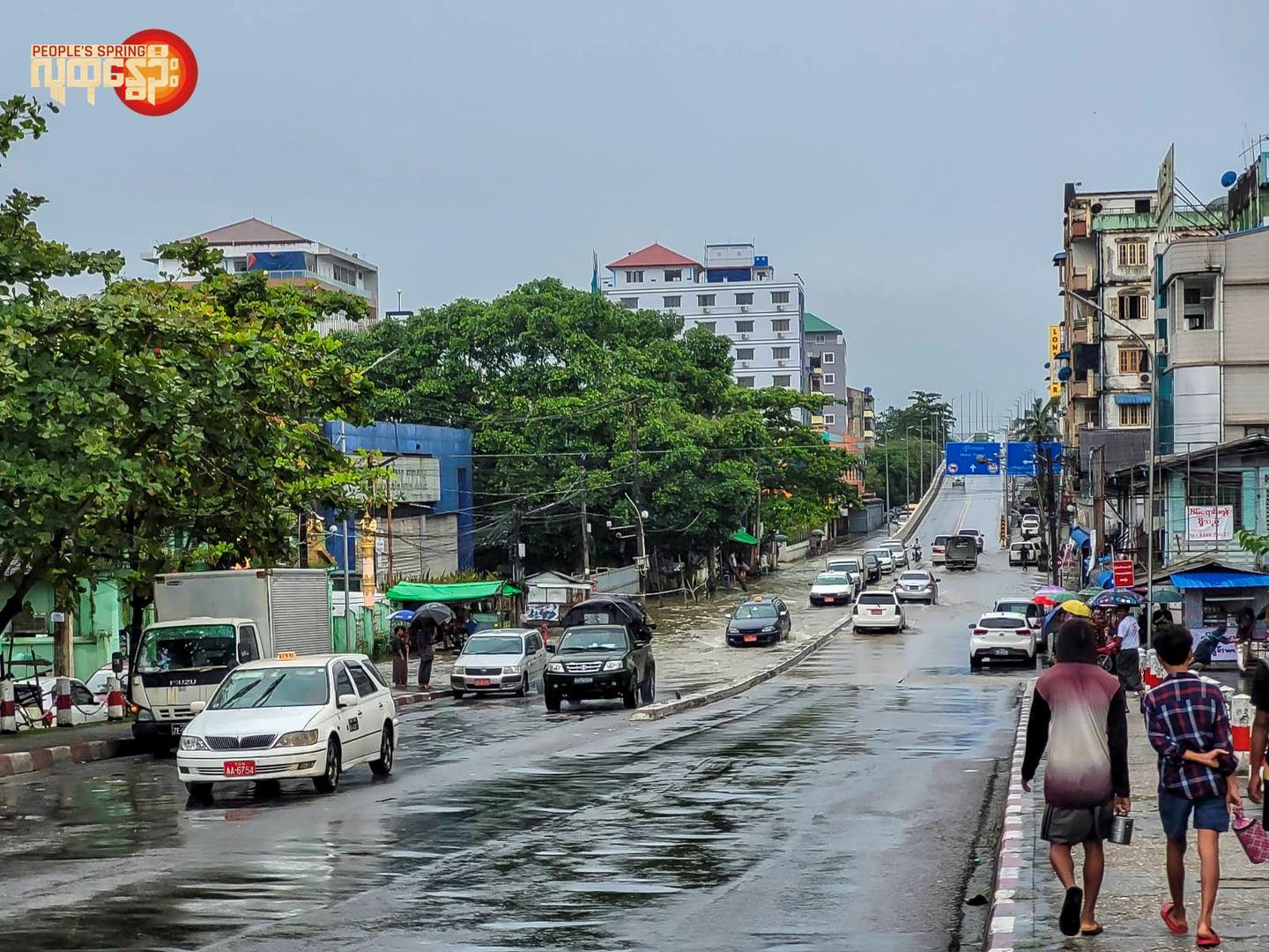 နေရာအတော်များများရေကျသွားပေမယ့် သမိုင်းကလမ်းတွေမှာ ရေတင်နေဆဲ
