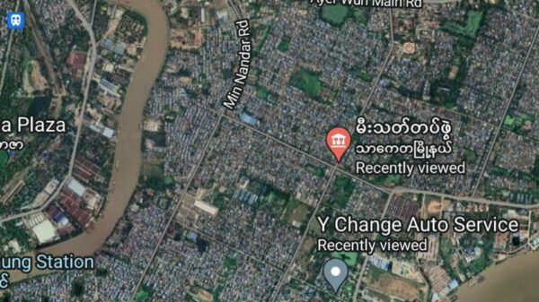 (ရန်ကုန် ၊သာ​ကေတ မြိ့နယ်ကို Google Map တွင်​မြင်ရပုံ)