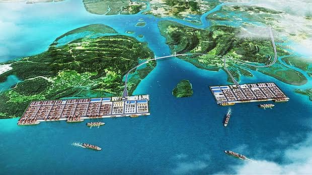 ကျောက်ဖြူ​ရေနက်ဆပ်ကမ်းပုံကြမ်း ။ ။ဓါတ်ပုံ-CITIC