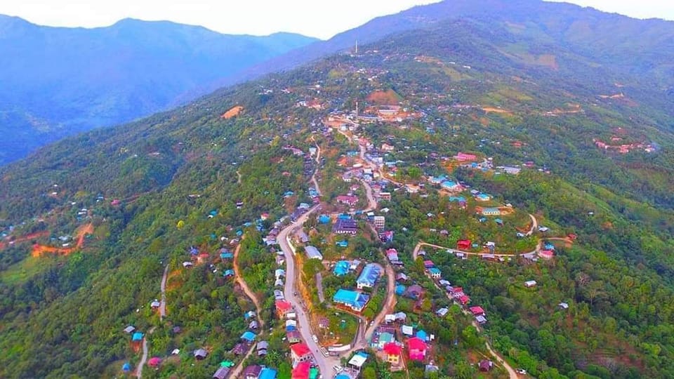 ကန်ပက်လက်မြို့ကို အ​ပေါ်စီးမှ​တွေ့ရစဥ်။ ။ဓါတ်ပုံ-CJ