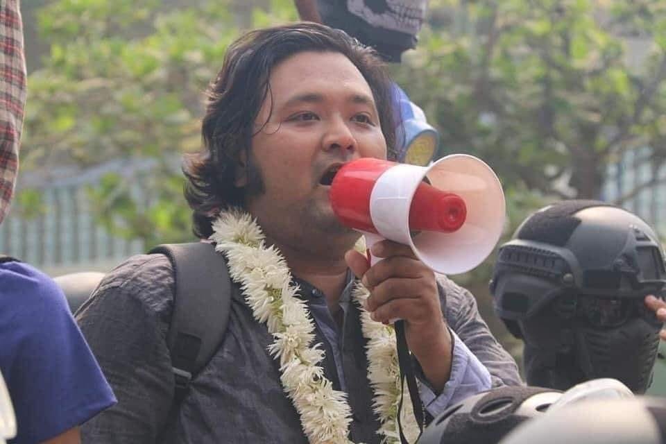 မုံရွာသပိတ်ခေါင်းဆောင် ကိုဝေမိုးနိုင်