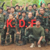 (ကရင်နီဒီမိုကရက်တစ်တပ်ဦး(KDF)မှ ရဲဘော်များအား တွေ့ရစဥ်)