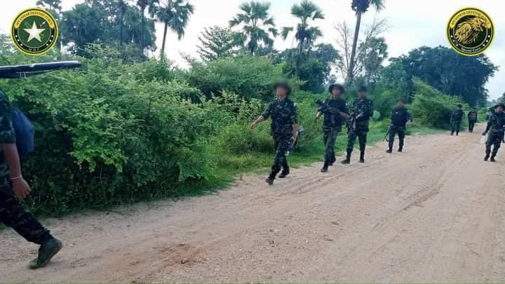 (MDFရဲဘော်များအား စစ်ဆင်ရေးတစ်ခုတွင် တွေ့ရစဥ်။ ဓာတ်ပုံ-MDF)