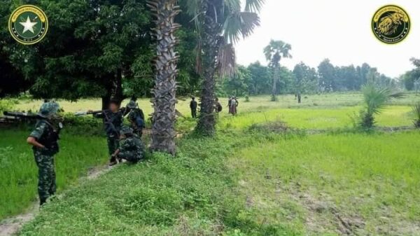 (MDFရဲဘော်များအား စစ်ဆင်ရေးတစ်ခုတွင် တွေ့ရစဥ်။ ဓာတ်ပုံ-MDF)