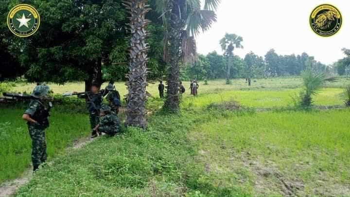 (MDFရဲဘော်များအား စစ်ဆင်ရေးတစ်ခုတွင် တွေ့ရစဥ်။ ဓာတ်ပုံ-MDF)