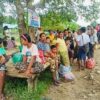 (ရခိုင်ပြည်နယ်တွင် တကျော့ပြန်တိုက်ပွဲများ ပြန်ဖြစ် လာ၍ စစ်ဘေးရှောင်နေရသော ဒေသခံပြည်သူများအား တွေ့ရစဉ်၊ ဓာတ်ပုံ - CJ)