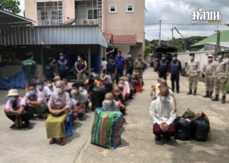 မဲဆောက် သဘာဝတရားရိပ်သာတွင်အဖမ်းခံရသူများ၌ စစ်ကောင်စီထောက်လှမ်းရေးအချို့ပါပါဝင်နေသည်။ ဓါတ်ပုံ-Matichon