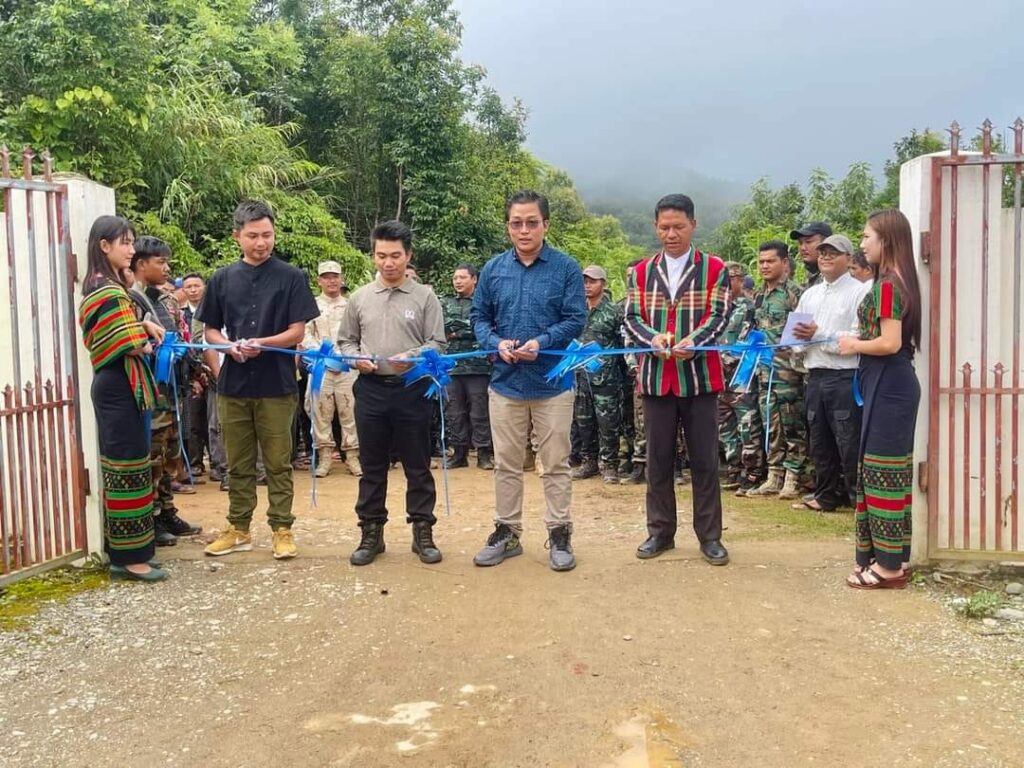(ဆောင်ဒွန်းဆေးရုံဖွင့်ပွဲအခမ်းအနားပြုလုပ်စဥ်။ ဓါတ်ပုံ-CNO)