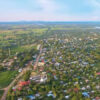 (ကျွန်းလှမြို့ ကိုအ​​​ပေါ်စီးမှ​မြင်တွေ့ရပုံ။ဓါတ်ပုံ-CJ)