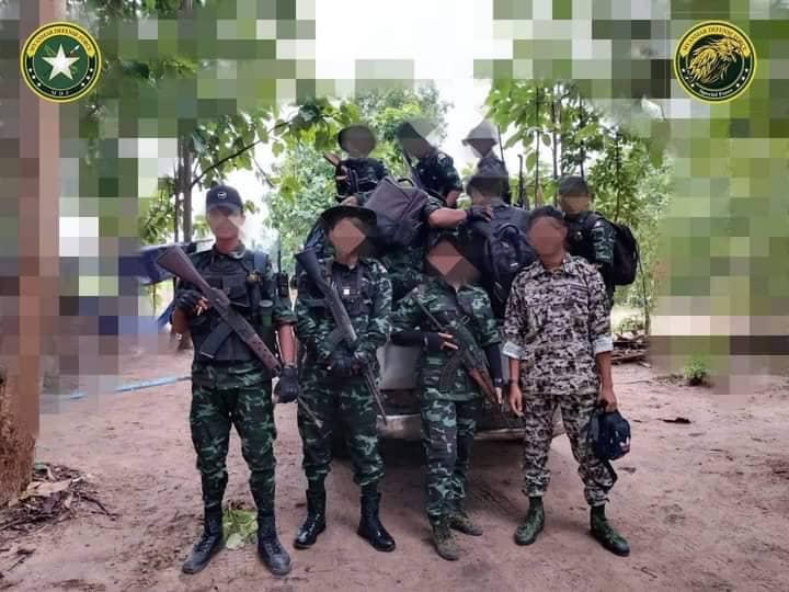 (MDFရဲဘော်များအား စစ်ဆင်ရေးတစ်ခုတွင် တွေ့ရစဥ်။ ဓာတ်ပုံ-MDF)