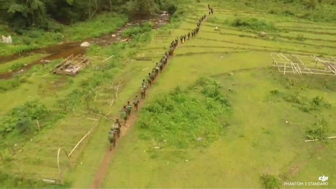 (ပြည်သူ့ကာကွယ်​ရေးတပ်ဖွဲ့ဝင်များ ။ဓါတ်ပုံ-NUG)