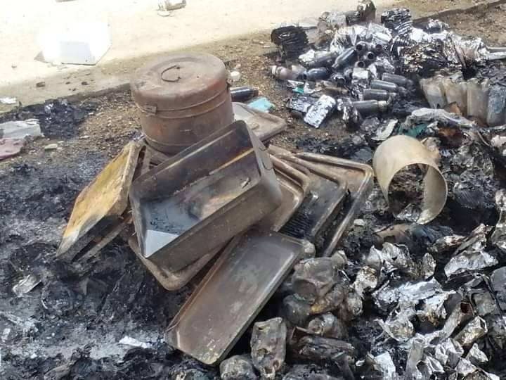 ကနီမြို့နယ်အတွင်း ကျေးရွာ လေးရွာ၌ စစ်ကောင်စီတပ် ဝင်ရောက်မွှေနှောက်ဖျက်ဆီးသွားပြီးနောက် တွေ့ရစဥ်။ ဓာတ်ပုံ-PAN(Kani)