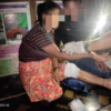 (ထိခိုက်ဒဏ်ရာရရှိသူများအား တွေ့ရစဥ်၊ ဓာတ်ပုံ - CJ)