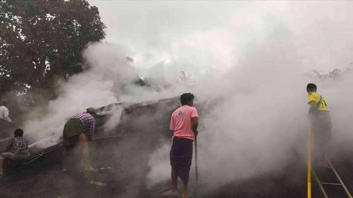 ကနီမြို့နယ်အတွင်း ကျေးရွာ လေးရွာ၌ စစ်ကောင်စီတပ် ဝင်ရောက်မွှေနှောက်ဖျက်ဆီးသွားပြီးနောက် တွေ့ရစဥ်။ ဓာတ်ပုံ-PAN(Kani)