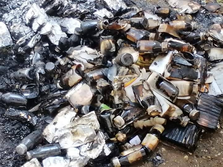 ကနီမြို့နယ်အတွင်း ကျေးရွာ လေးရွာ၌ စစ်ကောင်စီတပ် ဝင်ရောက်မွှေနှောက်ဖျက်ဆီးသွားပြီးနောက် တွေ့ရစဥ်။ ဓာတ်ပုံ-PAN(Kani)