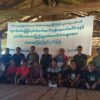 (စစ်​ကောင်စီတပ်ကို စွန့်ခွာ၍ ပြည်သူနှင့်ပူး​ပေါင်းလာသာ တပ်မ​​တော်သားများကို KNU တပ်မဟာ ၁ ကဂုဏ်ပြုစဥ်။ ဓါတ်ပုံ- KNUတပ်မဟာ ၁)