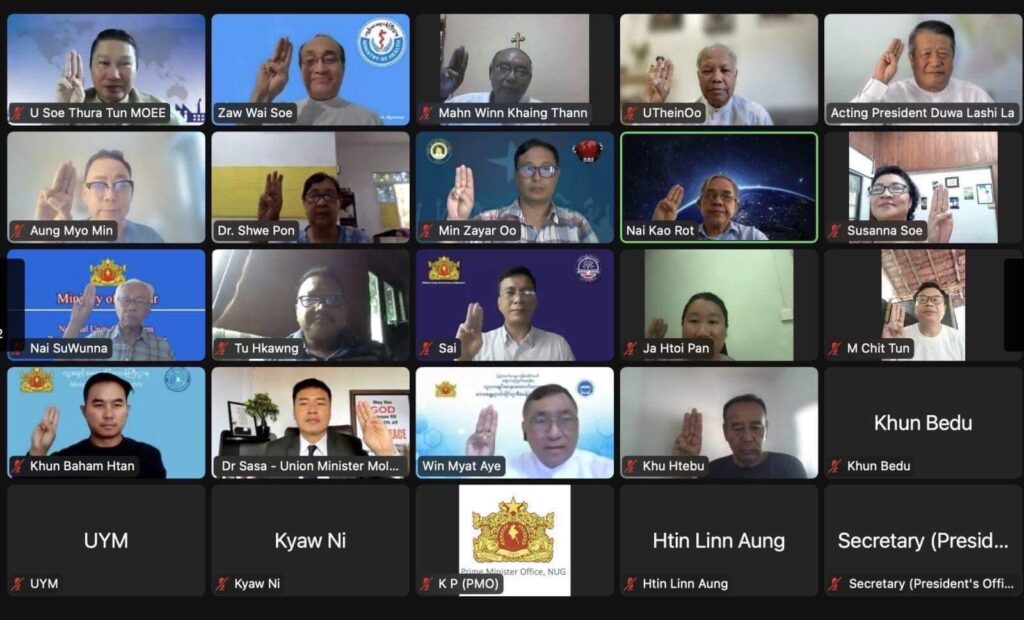 တော်လှန်ရေးအမြန်ဆုံး အဆုံးသတ်နိုင်ရေး ကြိုးပမ်းလုပ်ဆောင်ရန် အစိုးရအဖွဲ့ဝင်များကို NUG ယာယီသမ္မတတိုက်တွန်း