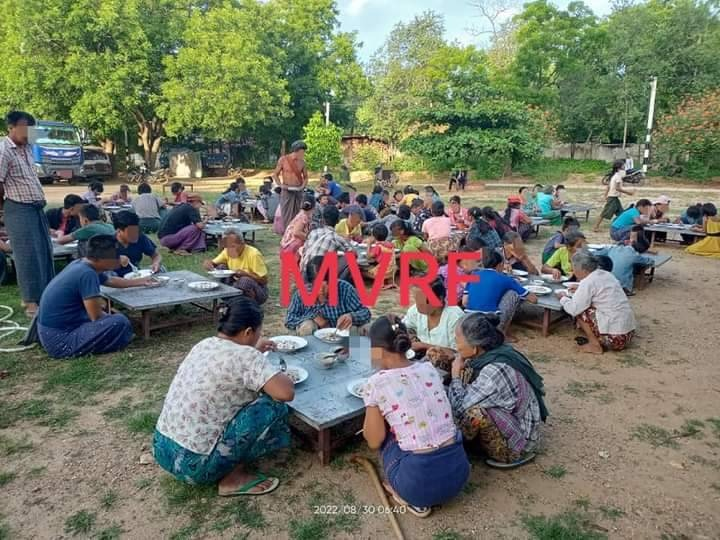(ထွက်ပြေးတိမ်းရှောင်လာရသော မြိုင်နယ်ပြည်သူများ၊ ဓာတ်ပုံ - MVRF)