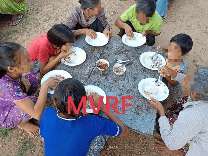 (ထွက်ပြေးတိမ်းရှောင်လာရသော မြိုင်နယ်ပြည်သူများ၊ ဓာတ်ပုံ - MVRF)