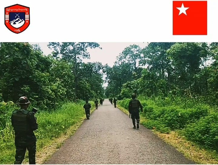 (People's Defense Force - Tamu တပ်ရင်း - ၁မှ ရဲဘော်များအား တွေ့ရစဥ်)