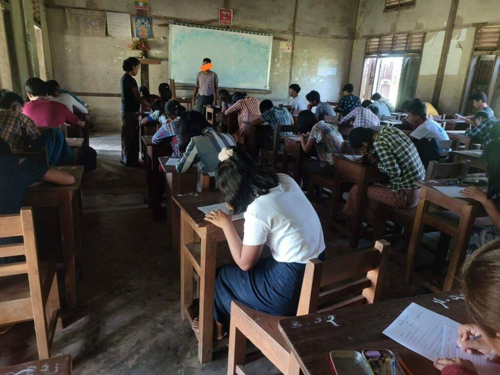 NUG ကြားကာလပညာရေး စာမေးပွဲကို ကျောင်း ၆၀၀၀ ကျော်ဝင်ရောက်ဖြေဆိုနေ