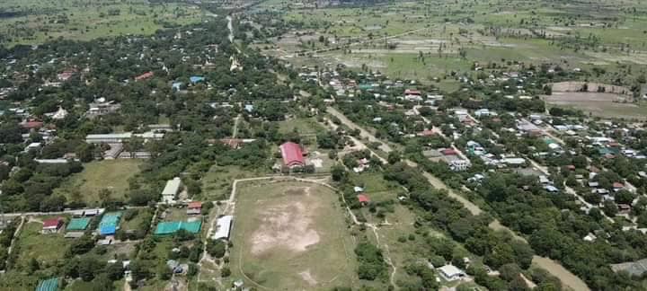 (ပျူသင်တန်းအား ဒရုန်းဖြင့် တိုက်ခိုက်ခဲ့စဥ်ဓာတ်ပုံ-Armed Revolutionary Focce ARF- KU)